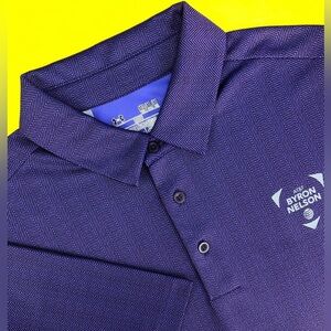 Under Armour Heat Gear Loose Men’s M Casual Golf Polo Shirt AT&T BYRON NELSON